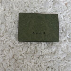 Gucci Olive Green Card Holder